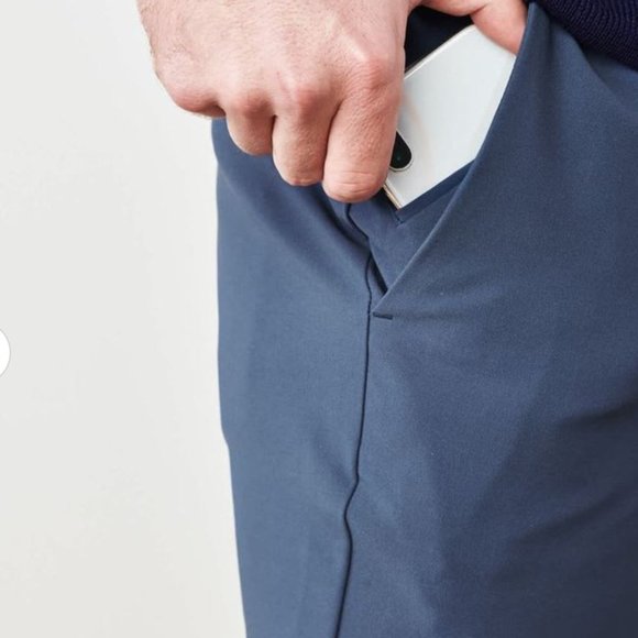 NWT Quince Men's Gray  Everyday 5-Pocket Slim Fit Tech Pants Many Si… - Picture 4 of 5